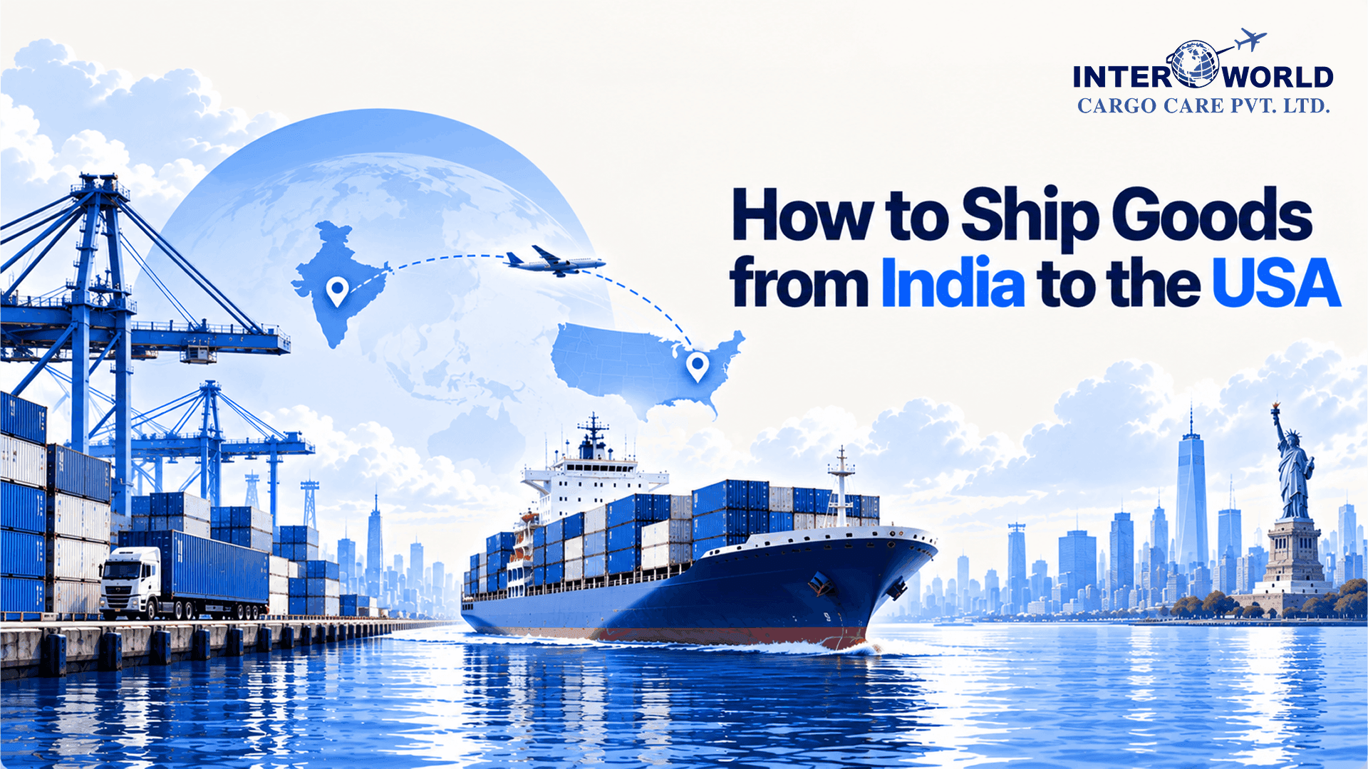 How to Ship Goods from India to the USA